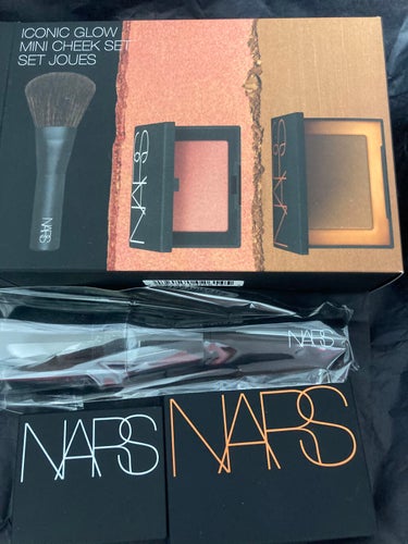 アイコニックグロー ミニチークセット/NARS/メイクアップキットを使ったクチコミ（1枚目）