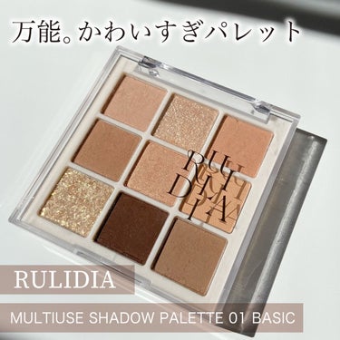 マルチユースシャドウパレット/RULIDIA/アイシャドウパレットを使ったクチコミ（1枚目）