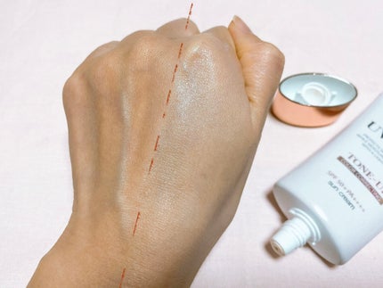 ウォータフルトーンアップサンクリーム/ダルバ/日焼け止めクリームを使ったクチコミ(3枚目)