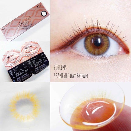 Spanish 1Day(スパニッシュ 1Day)/OLENS/ワンデー(1DAY)カラコンを使ったクチコミ(2枚目)