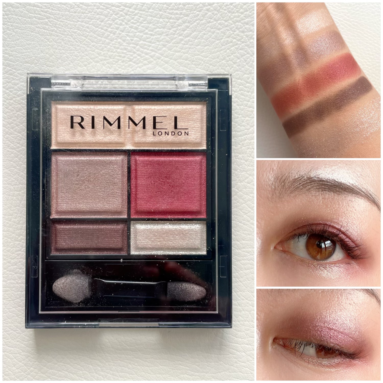 ワンダー スウィート アイシャドウ 005 甘酸っぱく自由なクランベリーラテショコラ/リンメル ロンドン/アイシャドウパレットを使ったクチコミ（1枚目）