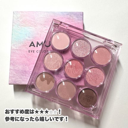 アイカラーパレット/AMUSE/アイシャドウパレットを使ったクチコミ(9枚目)