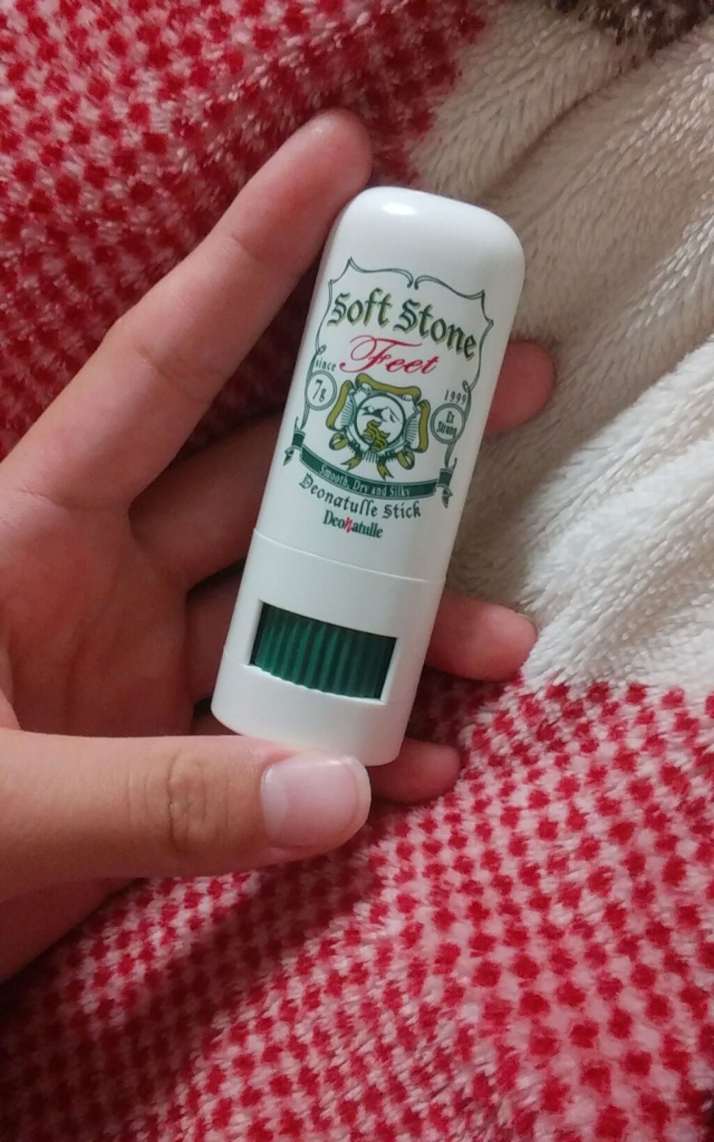 薬用ソフトストーン足指/デオナチュレ/デオドラント・制汗剤を使ったクチコミ(2枚目)