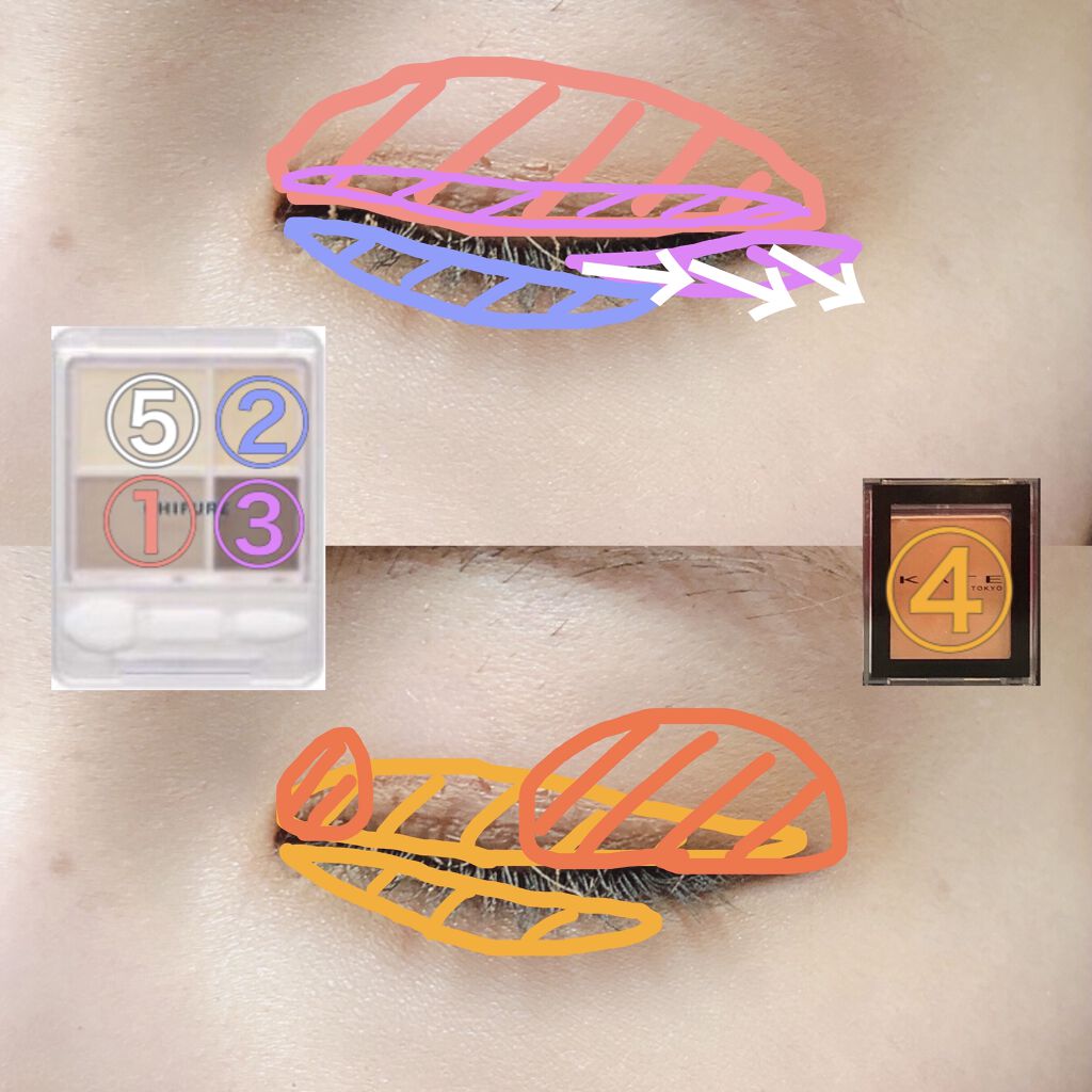 ケイト ザ アイカラー/KATE/単色アイシャドウを使ったクチコミ（2枚目）