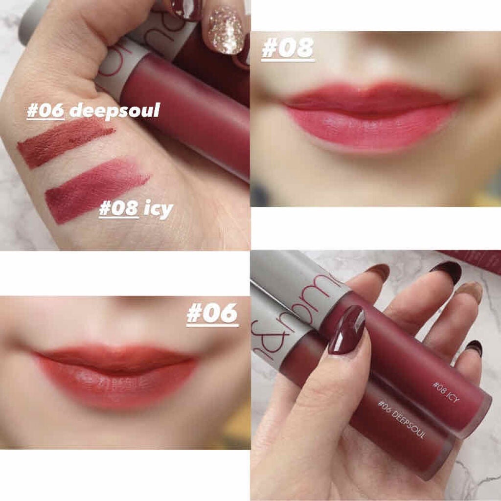 ゼロベルベットティント/rom&nd/リップティントを使ったクチコミ(2枚目)