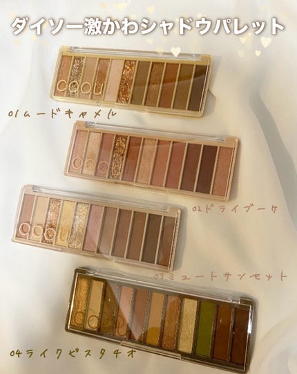 アイシャドウパレット/coou/アイシャドウパレットを使ったクチコミ(1枚目)