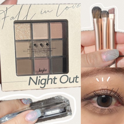 KEYBO FALL IN LOVE SHADOW PALETTE/keybo/アイシャドウパレットを使ったクチコミ(3枚目)