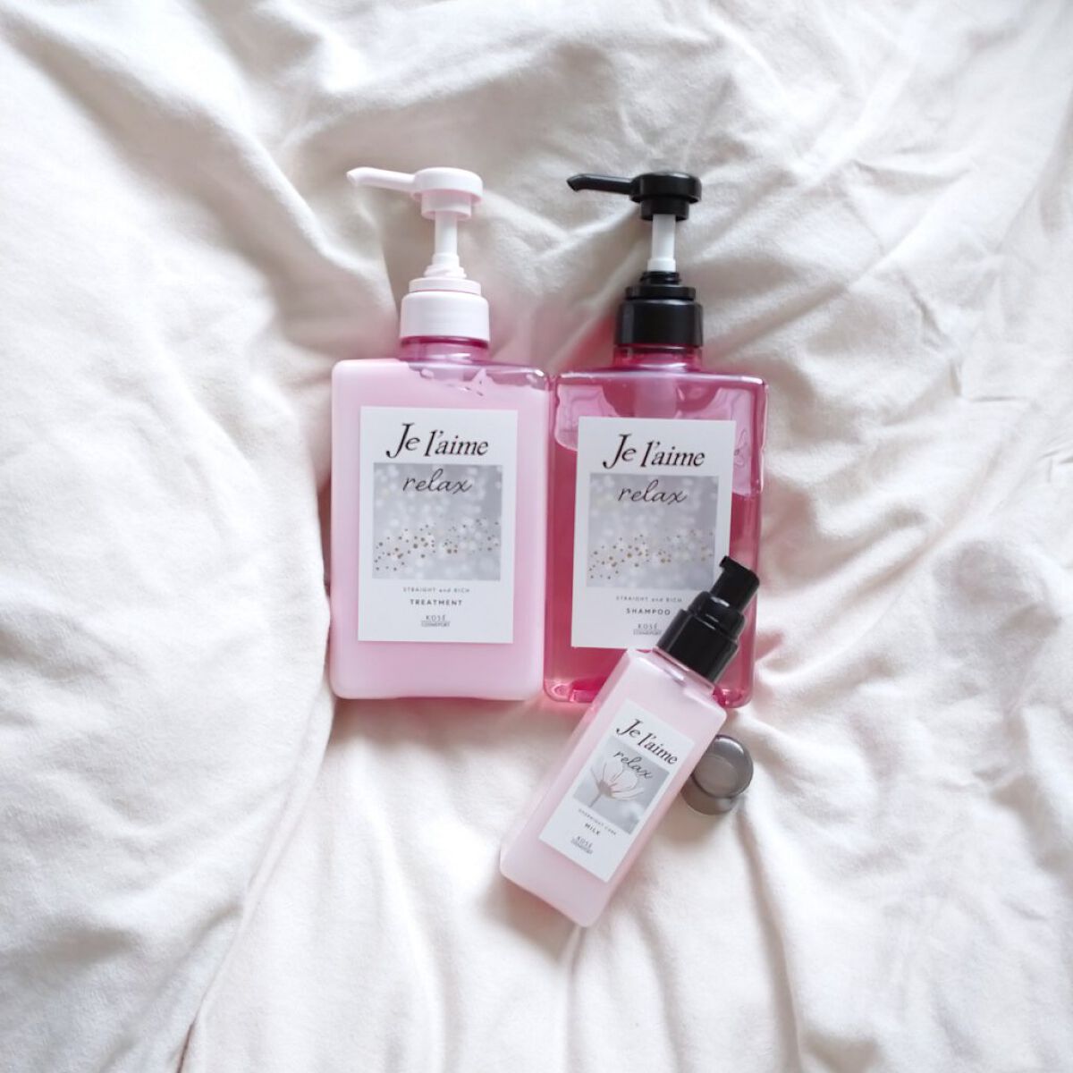 リラックス ミッドナイトリペア シャンプー／ヘアトリートメント (ストレート＆リッチ)/Je l'aime/市販シャンプーを使ったクチコミ（2枚目）