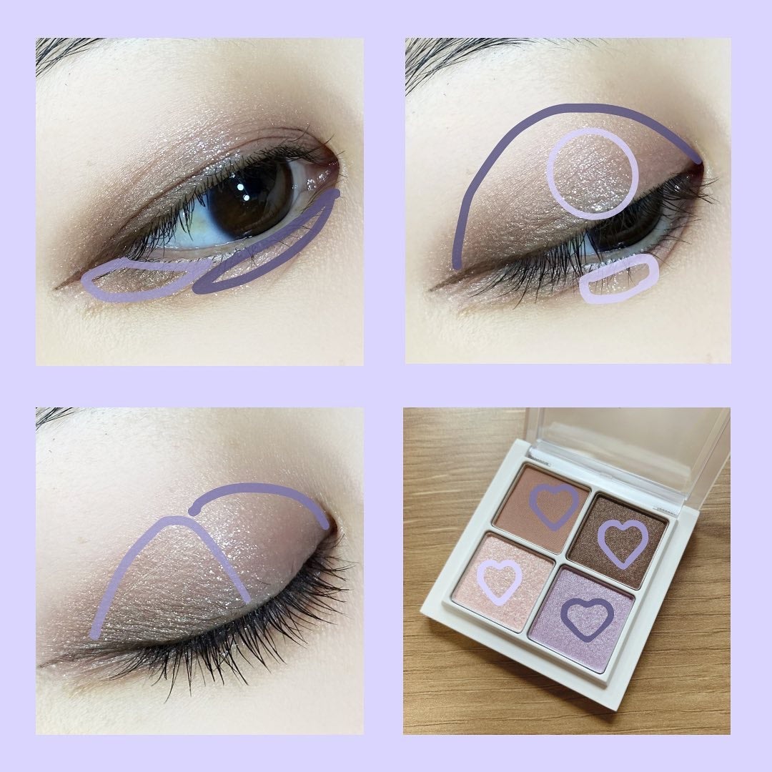 THE アイパレR/b idol/アイシャドウパレットを使ったクチコミ(3枚目)