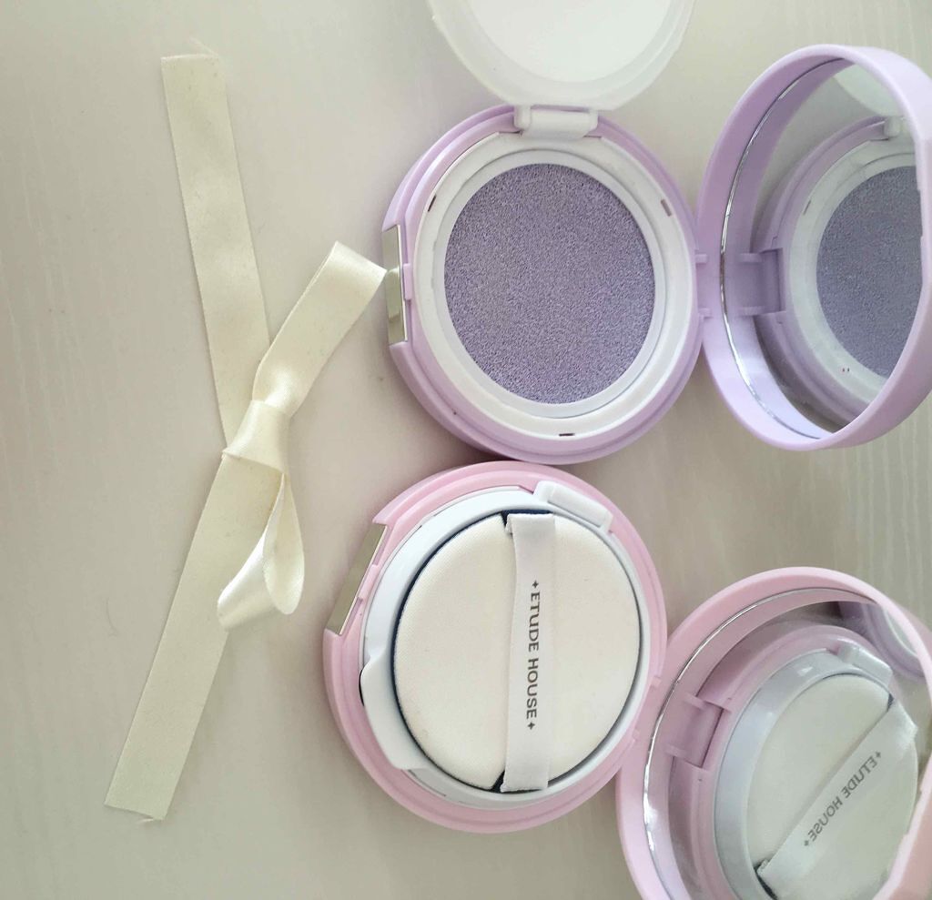 エニークッション カラーコレクター/ETUDE/化粧下地を使ったクチコミ（2枚目）