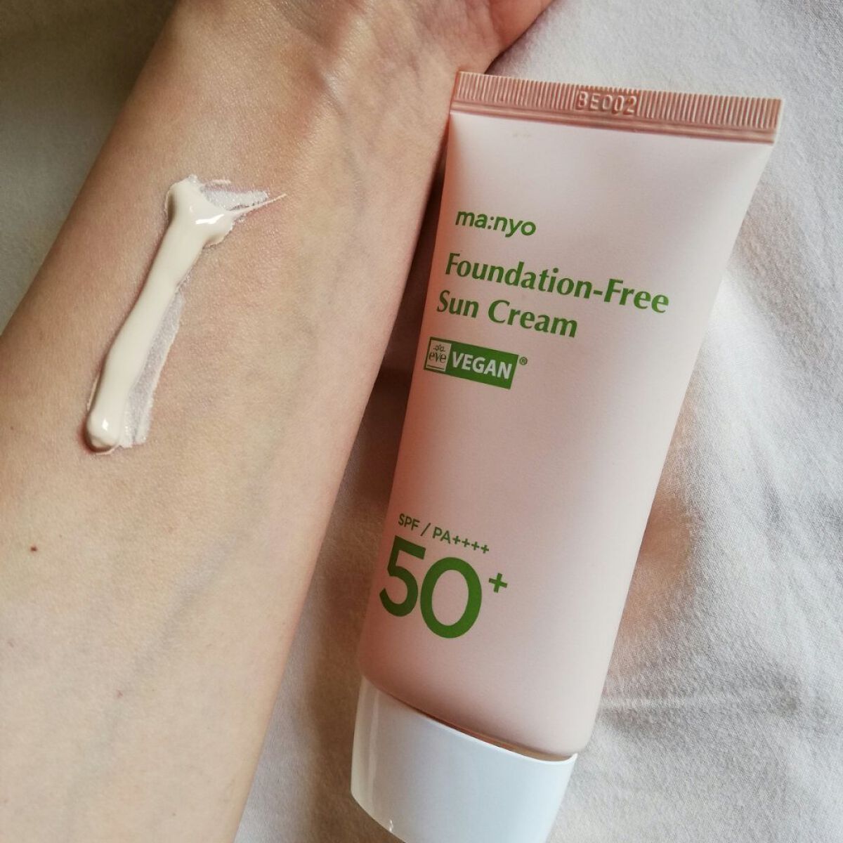 ファンデフリー サンクリーム/manyo/日焼け止めクリームを使ったクチコミ（2枚目）