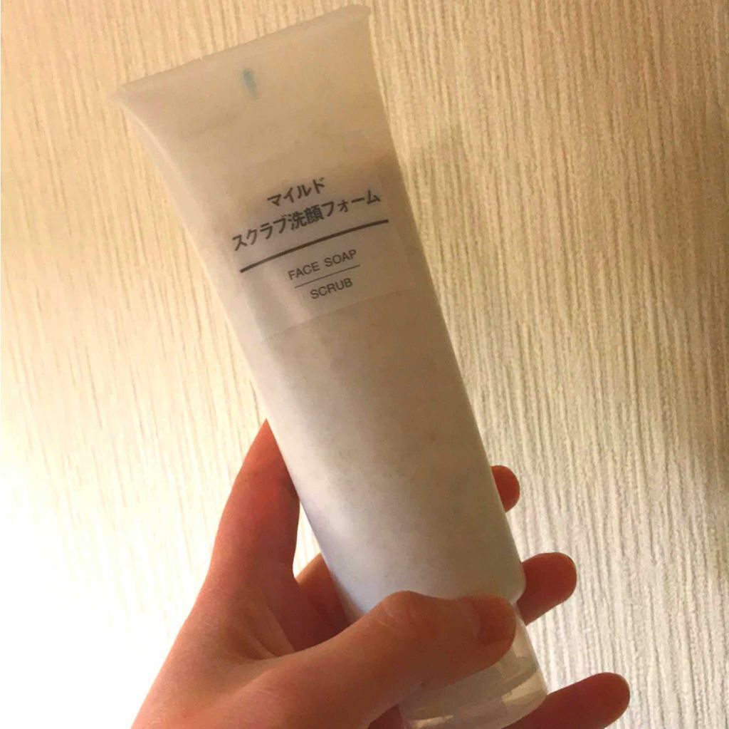 マイルドスクラブ洗顔フォーム/無印良品/スクラブ・ゴマージュを使ったクチコミ（1枚目）