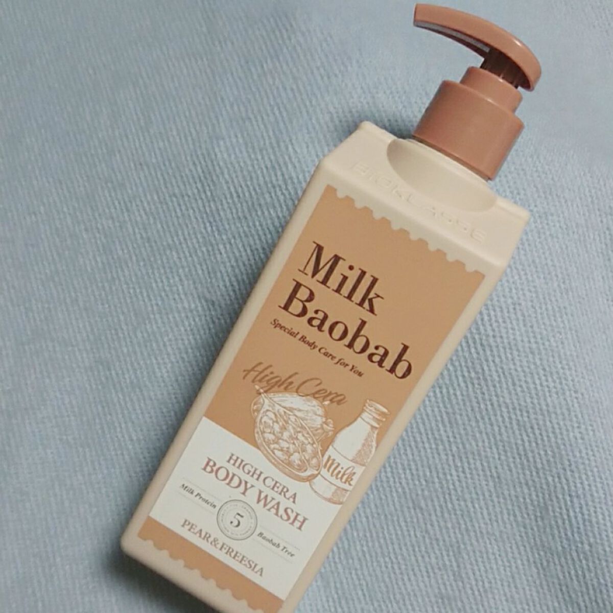 ミルクバオバブ ハイセラボディウォッシュ ペアー&フリージア/ミルクバオバブ/ボディソープを使ったクチコミ(2枚目)