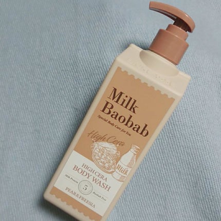 ミルクバオバブ ハイセラボディウォッシュ ペアー&フリージア/ミルクバオバブ/ボディソープを使ったクチコミ(2枚目)