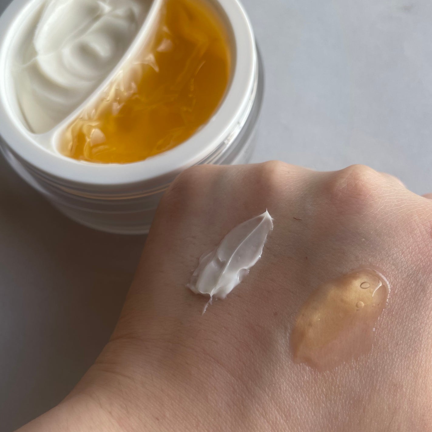 ホワイトトリュフダブルセラムアンドクリーム/ダルバ/フェイスクリームを使ったクチコミ(3枚目)