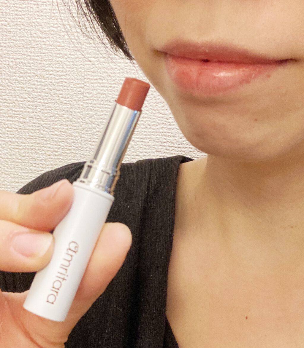 ローズ アミュレット ルージュ/AMRITARA/口紅を使ったクチコミ(5枚目)