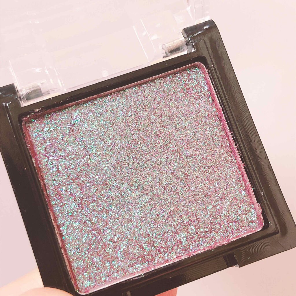 UR GLAM　POWDER EYESHADOW オーロラピンク/U R GLAM/単色アイシャドウを使ったクチコミ（2枚目）