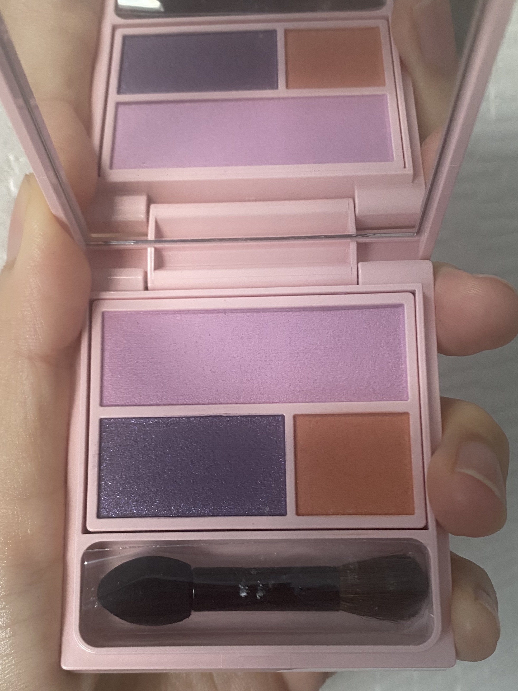 フーミー アイシャドウパレット little girl pink/WHOMEE/アイシャドウパレットを使ったクチコミ（1枚目）