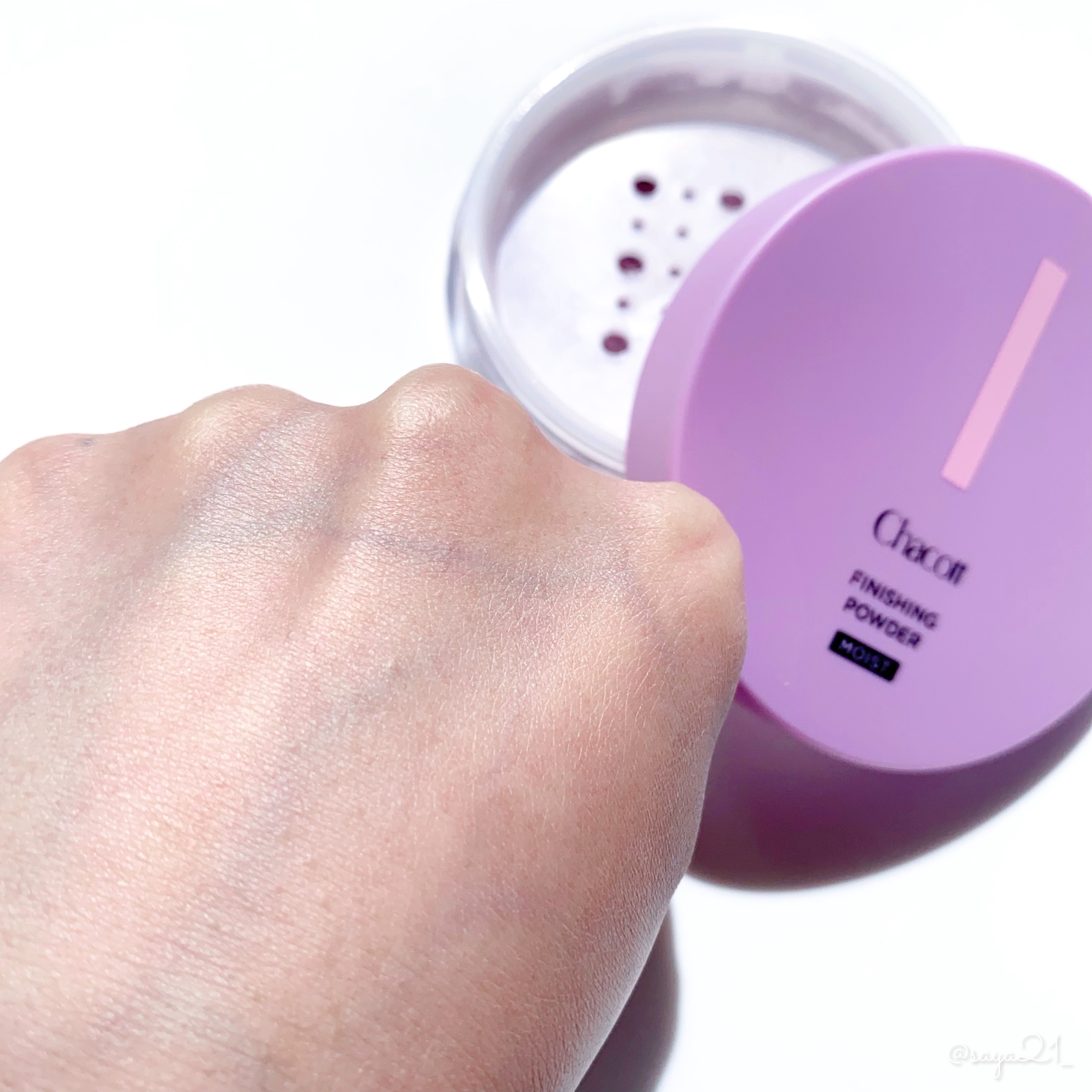 チャコット フィニッシングパウダー モイスト/チャコット・コスメティクス/ルースパウダーを使ったクチコミ（3枚目）