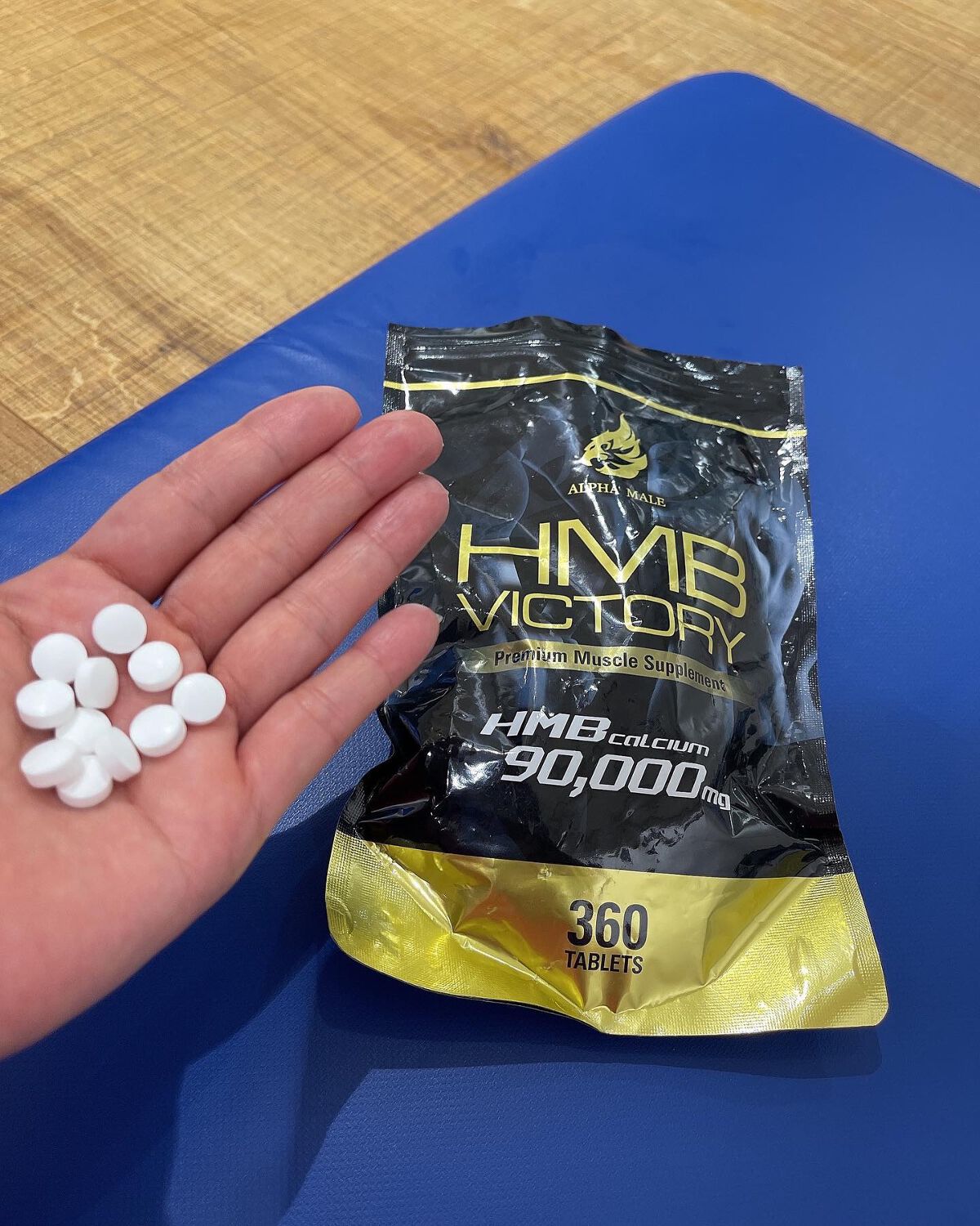 HMB VICTORY/ALPHA MALE/ボディサプリメントを使ったクチコミ（1枚目）