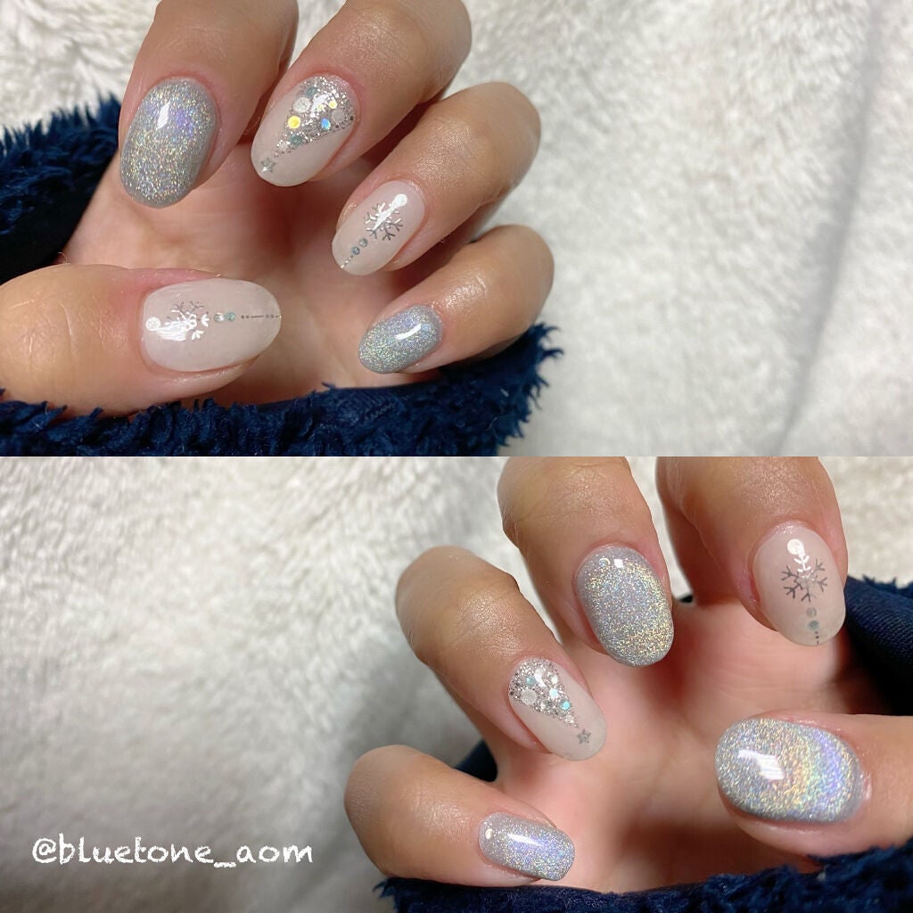 ジェルネイル(ライト対応)/セリア/ジェルネイルを使ったクチコミ(2枚目)