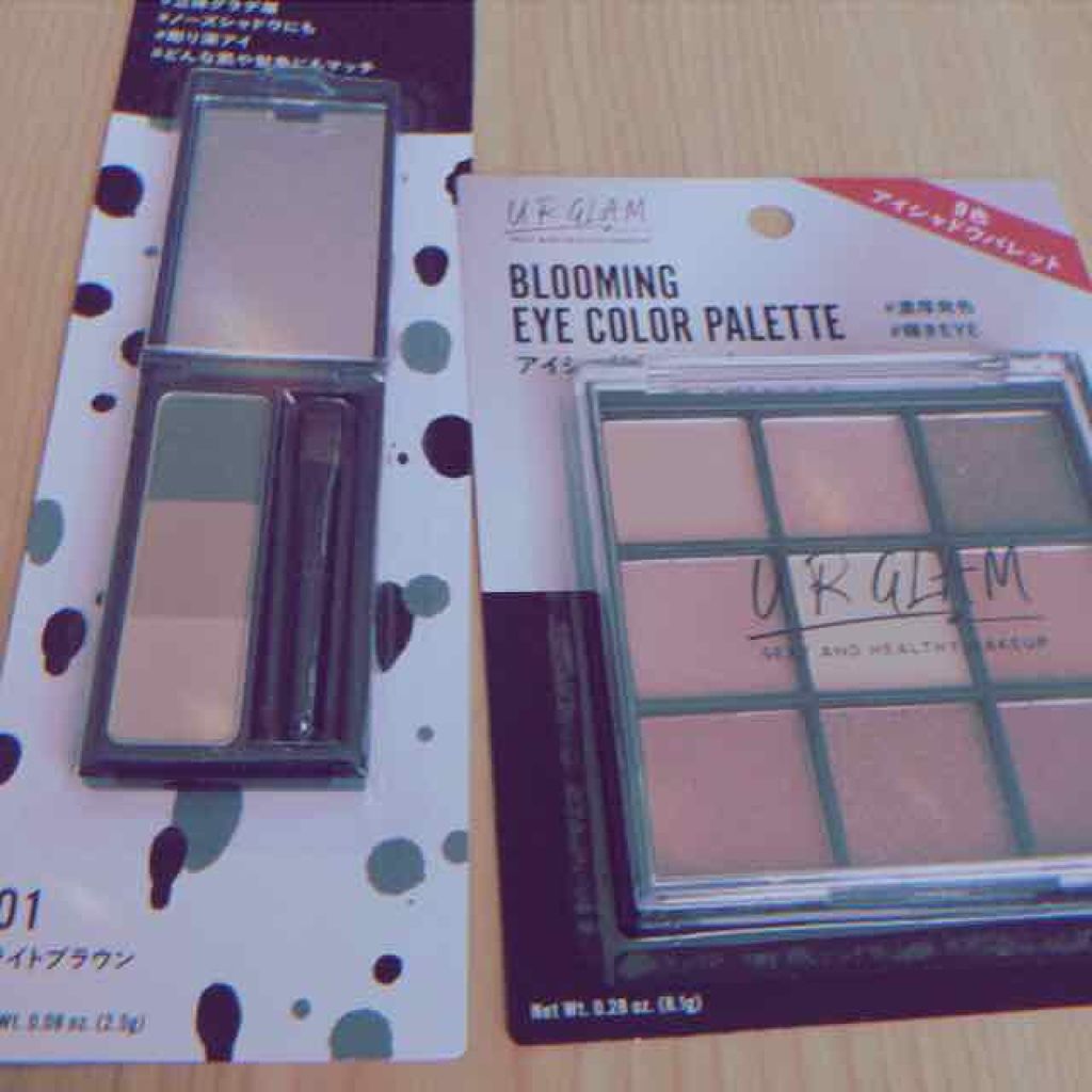 UR GLAM　BLOOMING EYE COLOR PALETTE/U R GLAM/アイシャドウパレットを使ったクチコミ（1枚目）