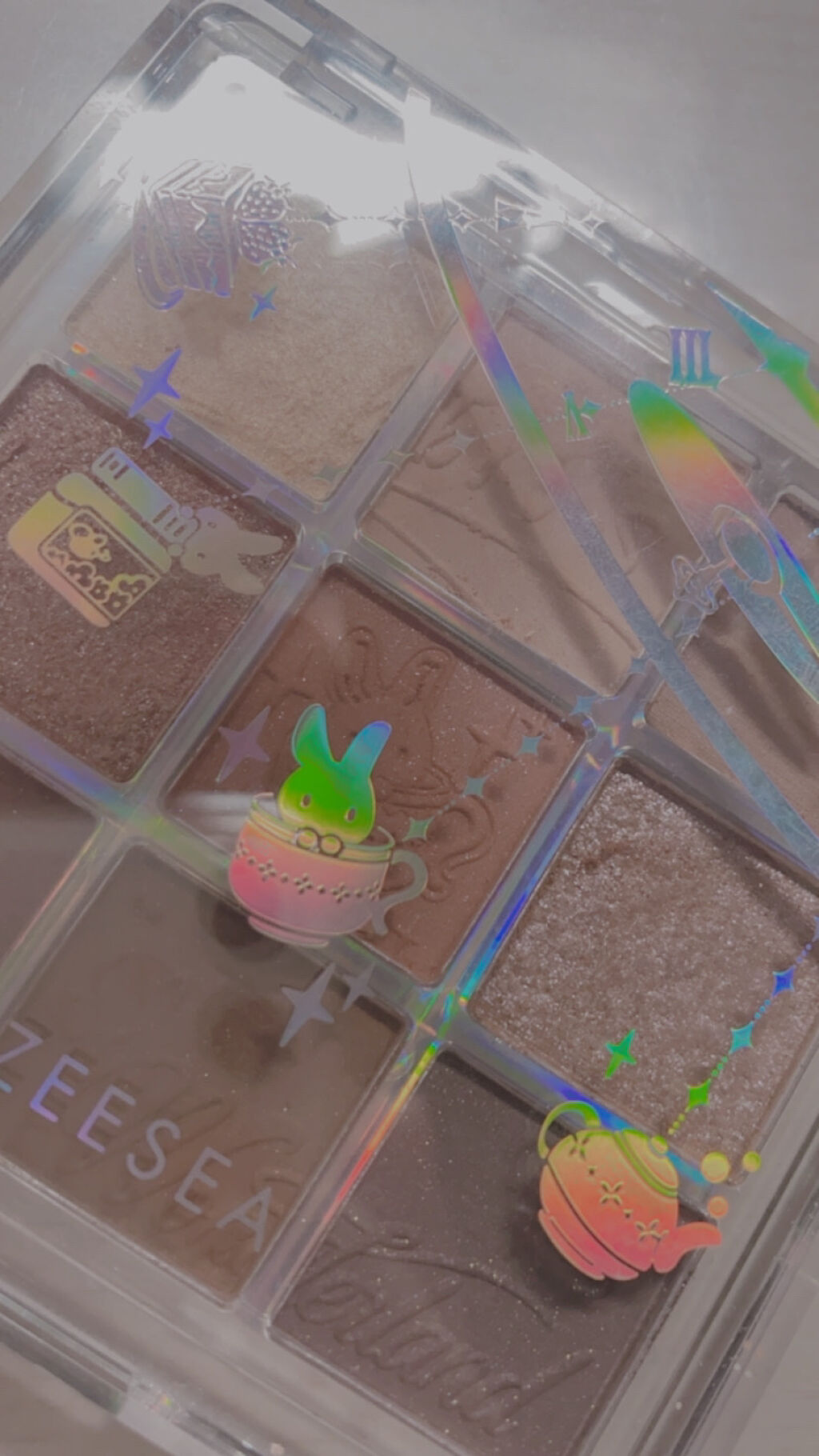 クォーツ 9色アイシャドウパレット(ドリームランドアイシャドウ)/ZEESEA/アイシャドウパレットを使ったクチコミ（1枚目）