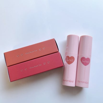 アンドバイロムアンド グラッシーボムティント/&nd by rom&nd/リップティントを使ったクチコミ(2枚目)