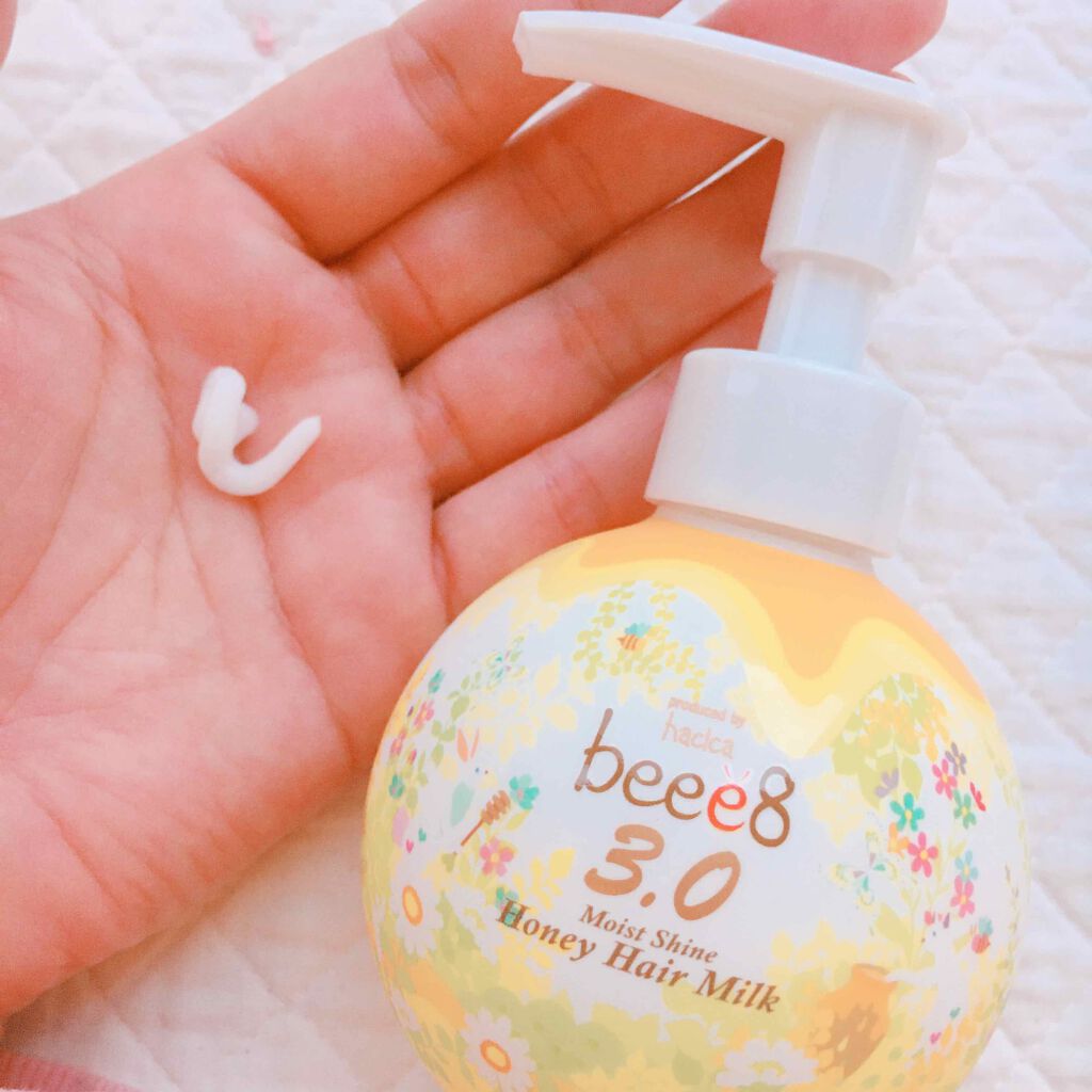 モイストシャイン ハニーヘアミルク 3.0/beee8/ヘアミルクを使ったクチコミ(1枚目)