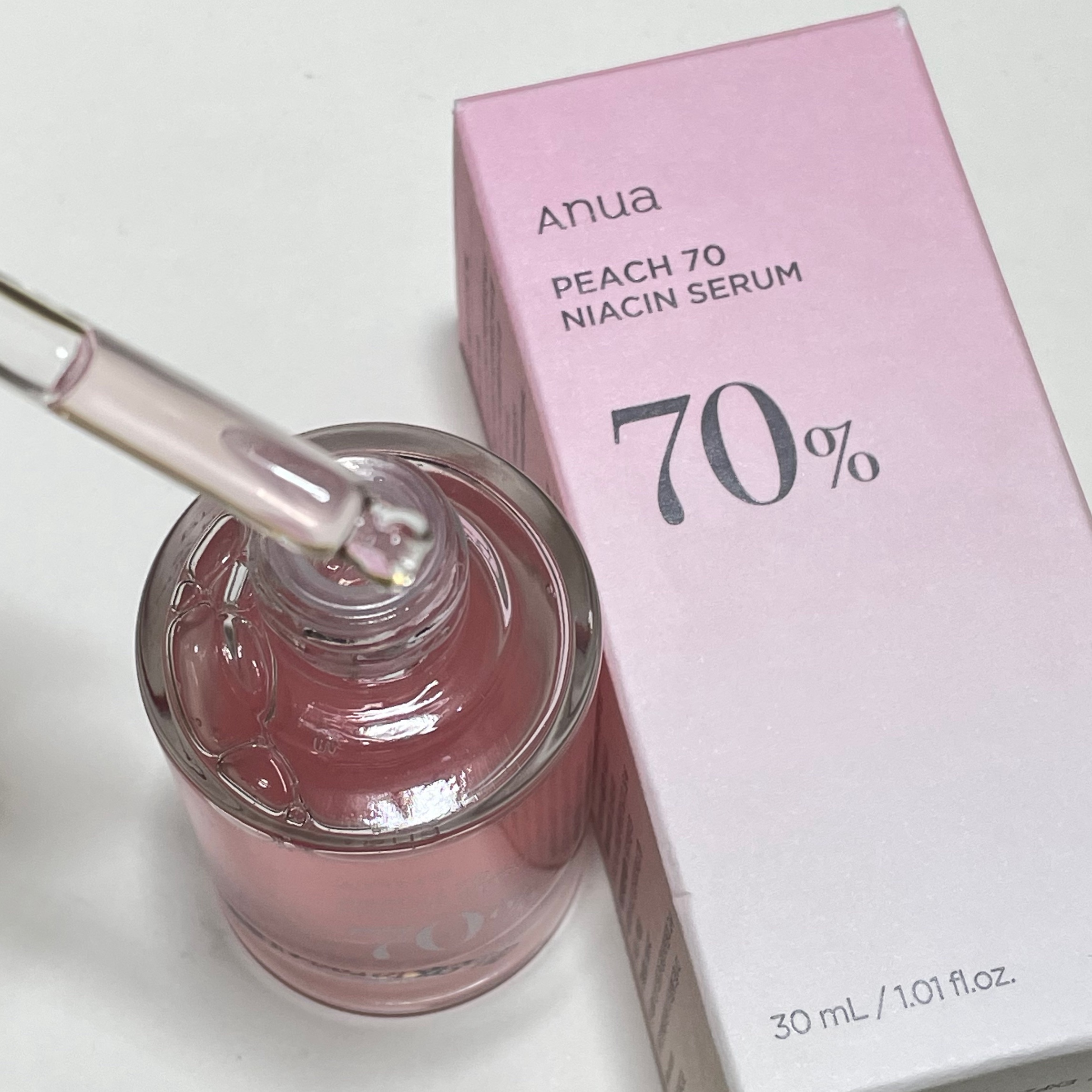 桃70%ナイアシンセラム/Anua/美容液を使ったクチコミ（2枚目）