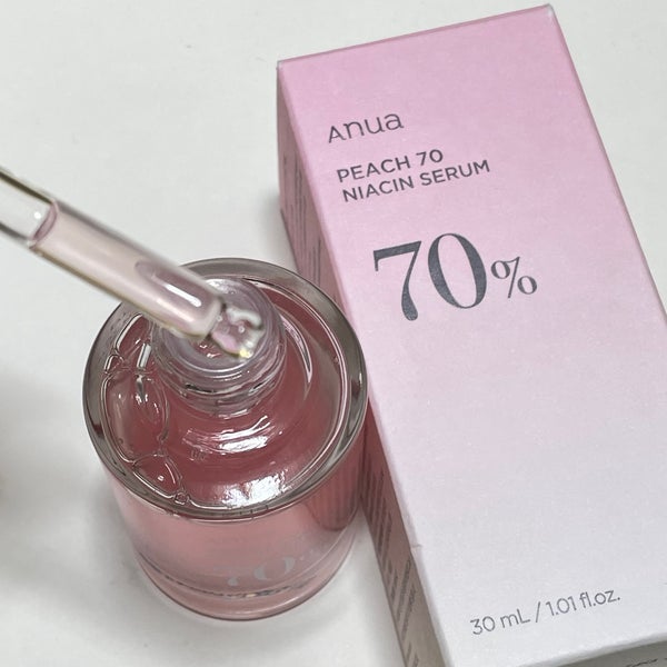 桃70%ナイアシンセラム/Anua/美容液 by あやすけ💖
