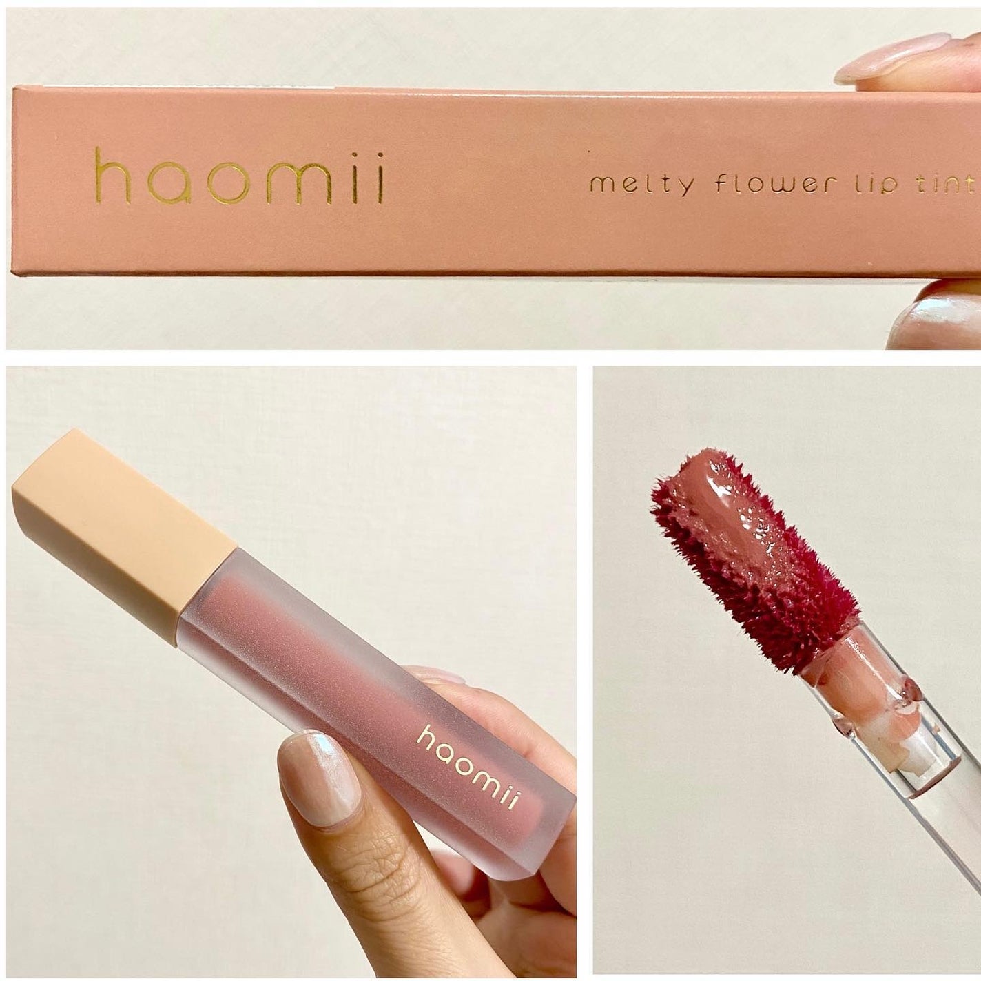 Melty flower lip tint/haomii/口紅を使ったクチコミ(4枚目)