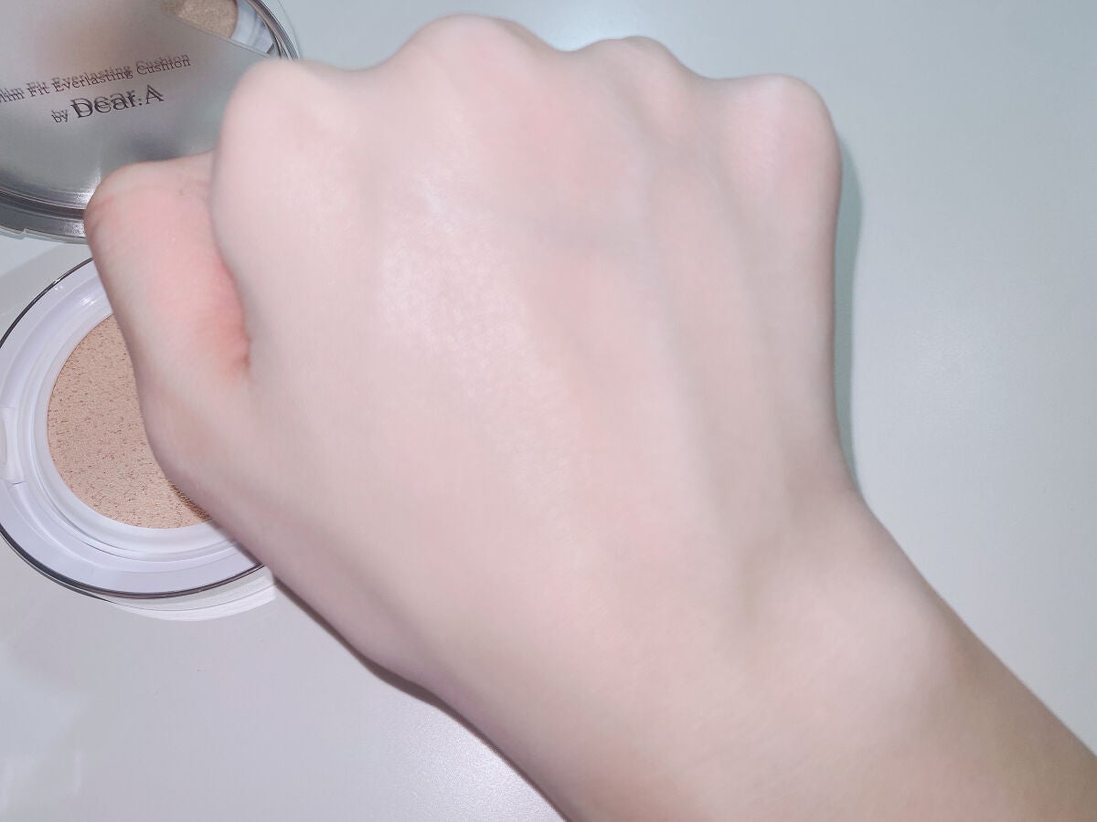 スリムフィット エバーラスティング クッション/Dear.A/クッションファンデーションを使ったクチコミ(6枚目)