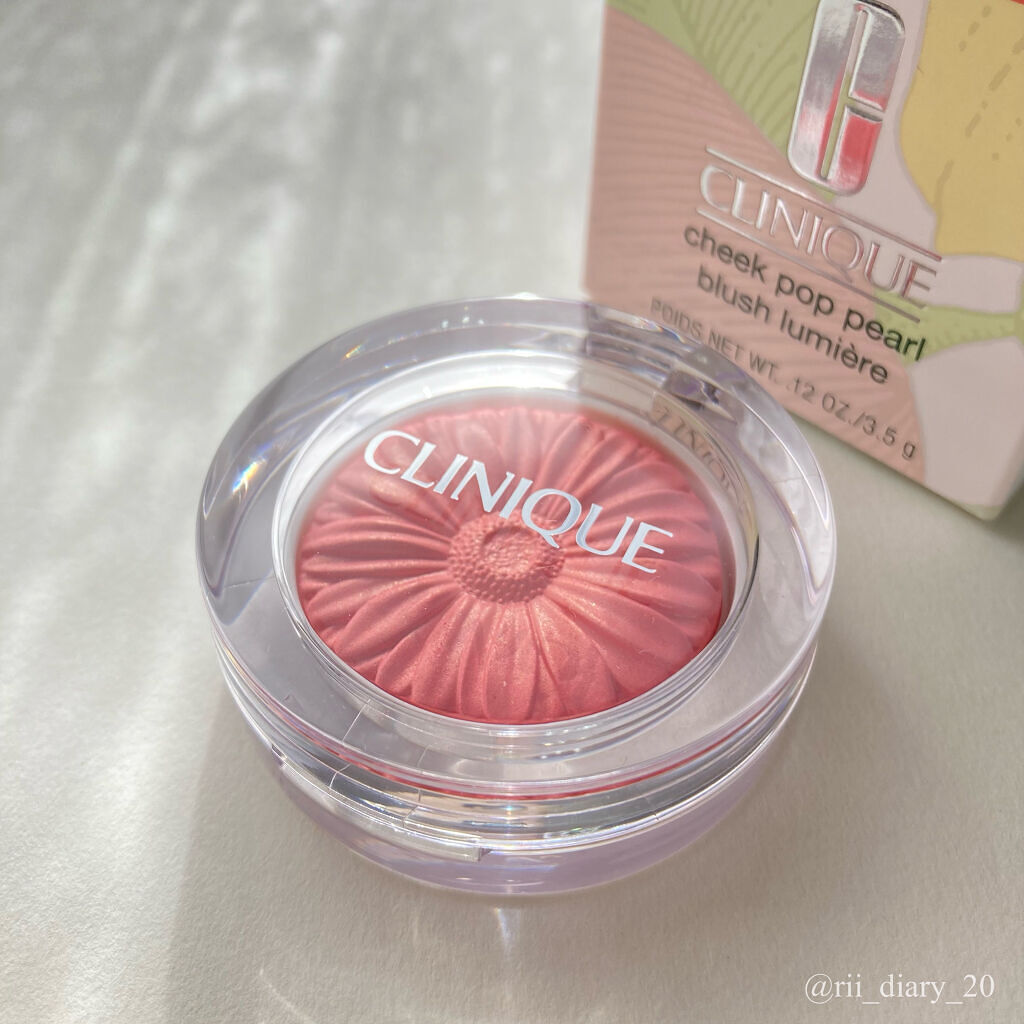 チーク ポップ パール 04 ローズ クォーツ ポップ/CLINIQUE/パウダーチークを使ったクチコミ（2枚目）