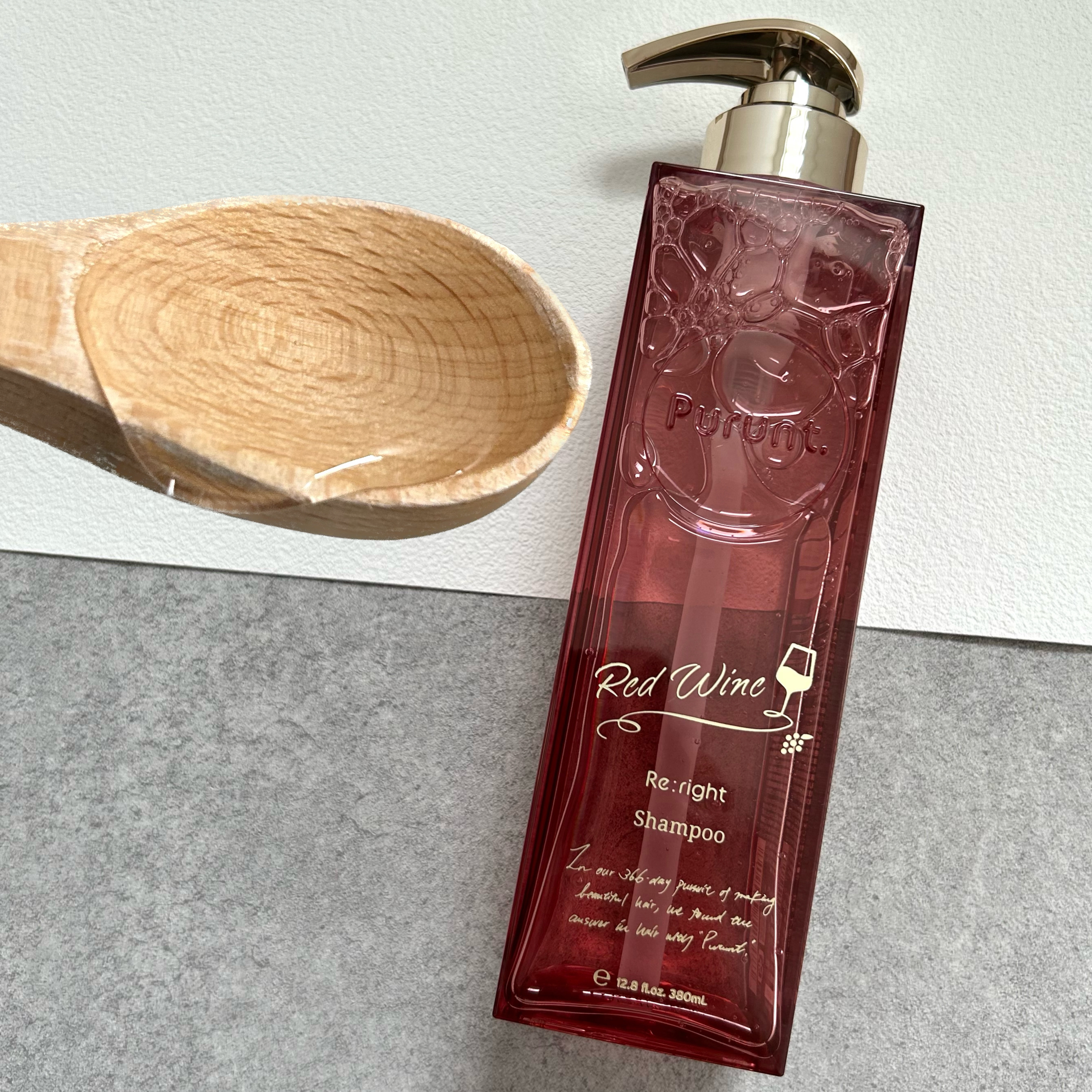 プルント　リライト美容液ヘアミルク　レッドワイン/Purunt./ヘアミルクを使ったクチコミ（2枚目）