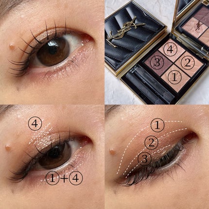 クチュール ミニ クラッチ/YVES SAINT LAURENT BEAUTE/アイシャドウパレットを使ったクチコミ(5枚目)