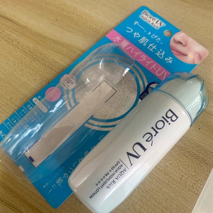 ビオレUV アクアリッチ アクアハイライトローション(水層ハイライトUV)/ビオレ/日焼け止めローションを使ったクチコミ(1枚目)