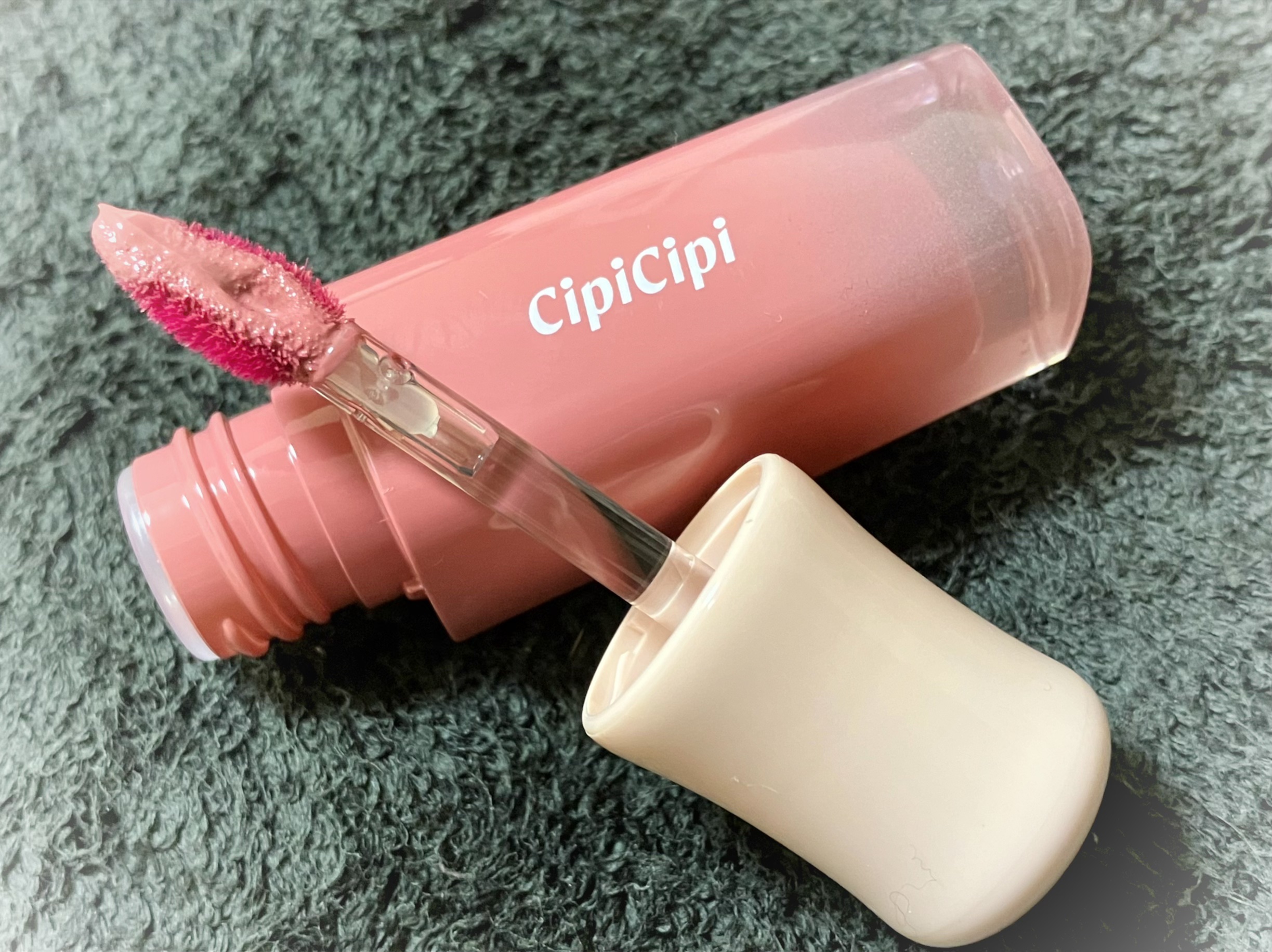 デューイフィルムティント 02 さくらダスティ/CipiCipi/リップティントを使ったクチコミ（2枚目）