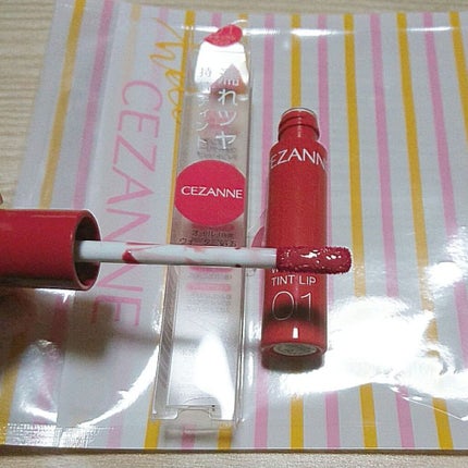 ウォータリーティントリップ/CEZANNE/リップティントを使ったクチコミ(2枚目)