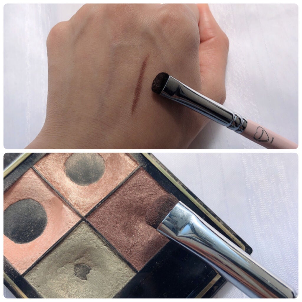 アイシャドウブラシ S 熊野筆/WHOMEE/メイクブラシを使ったクチコミ(4枚目)