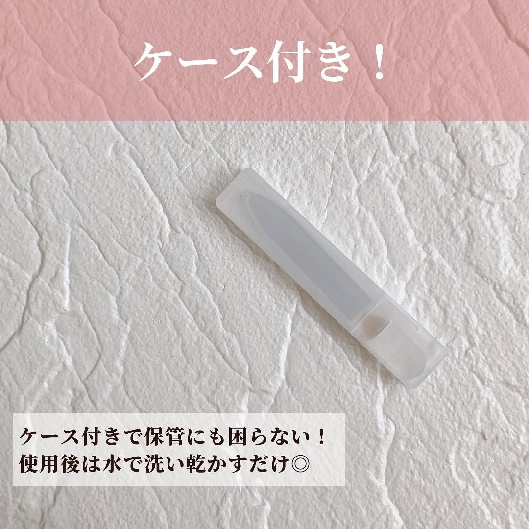 ガラス製ネイルファイル/BONA FIDE BEAUTY/ネイル用品を使ったクチコミ(4枚目)