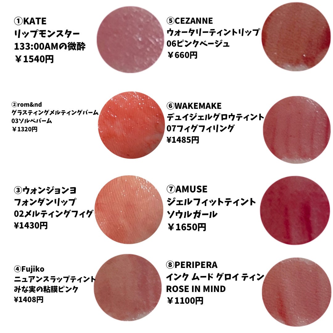 ウォータリーティントリップ/CEZANNE/リップティントを使ったクチコミ(7枚目)