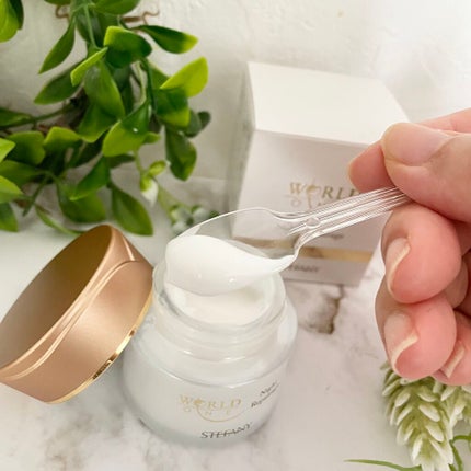 ワールド ワン ナイトリペアージュ/ステファニー/フェイスクリームを使ったクチコミ(2枚目)