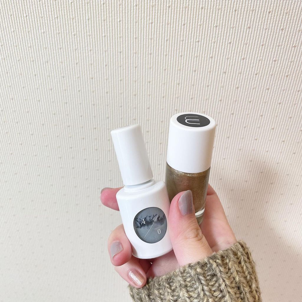 カラーベースコート ゼロ/uka/オールインワンネイルを使ったクチコミ(1枚目)