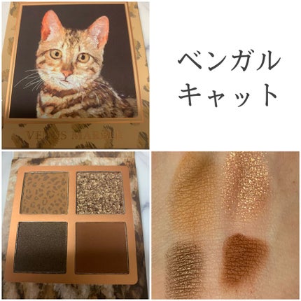 Venus Marble アイシャドウキャットシリーズ ベンガルキャット/Venus Marble/アイシャドウパレットを使ったクチコミ(2枚目)