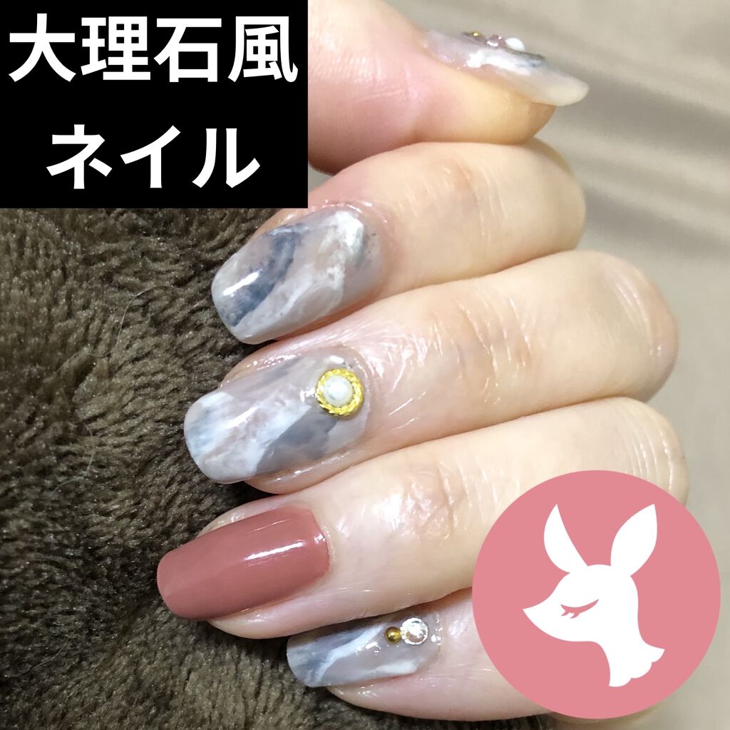 #サンリオネイル,#大理石ネイルのネイルデザイン