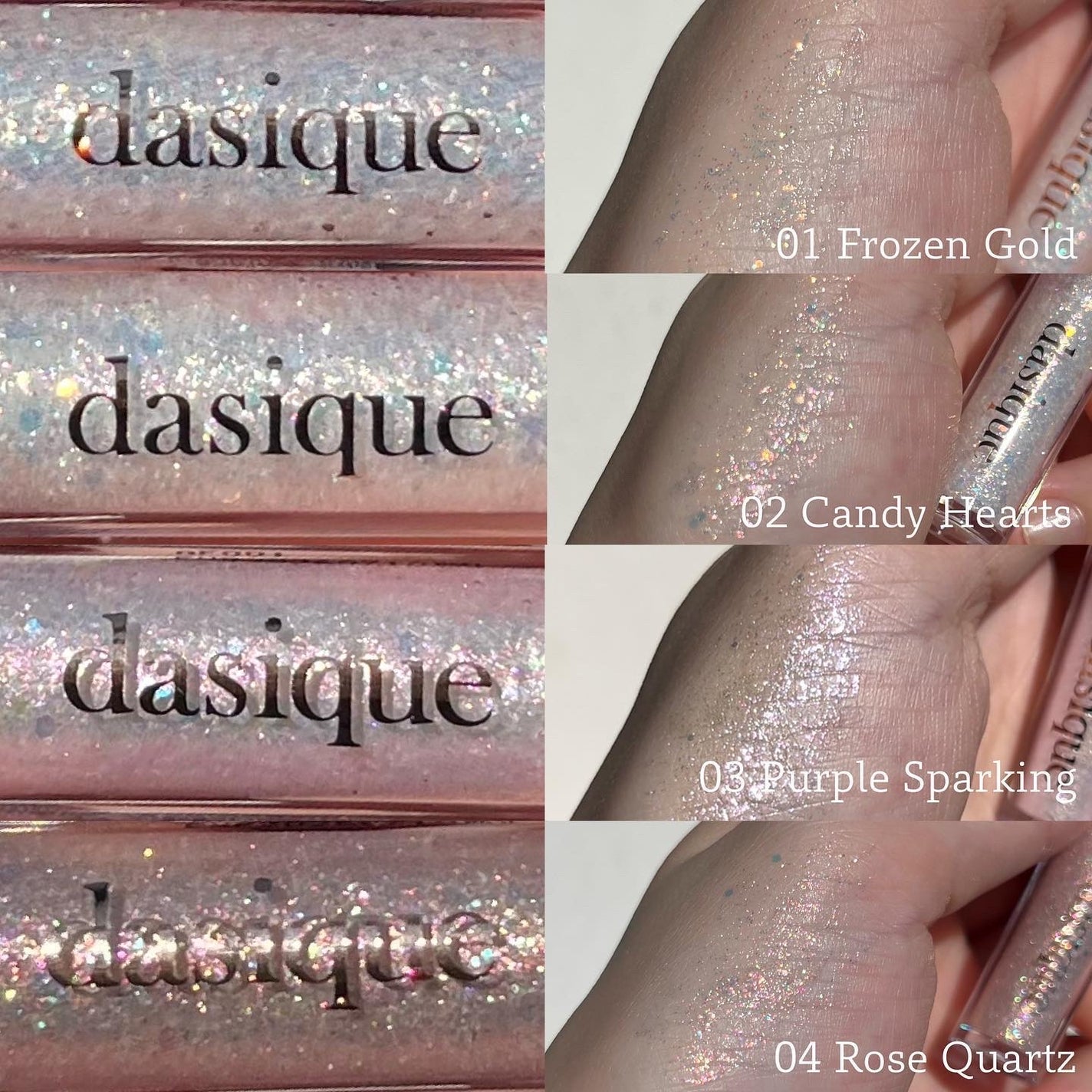 スターリット リキッドグリッター/dasique/メイクアップを使ったクチコミ(4枚目)