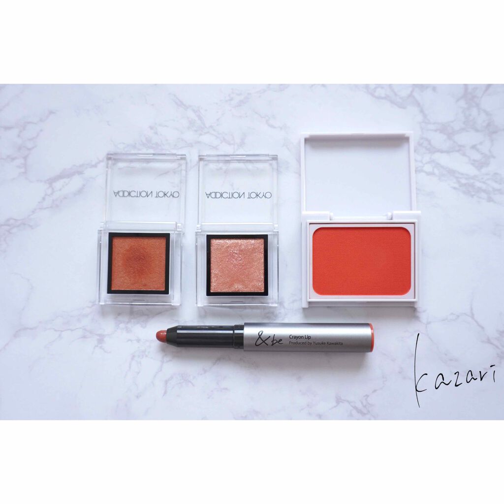 ライトブラッシュ パプリカ/オルビス/パウダーチークを使ったクチコミ（2枚目）