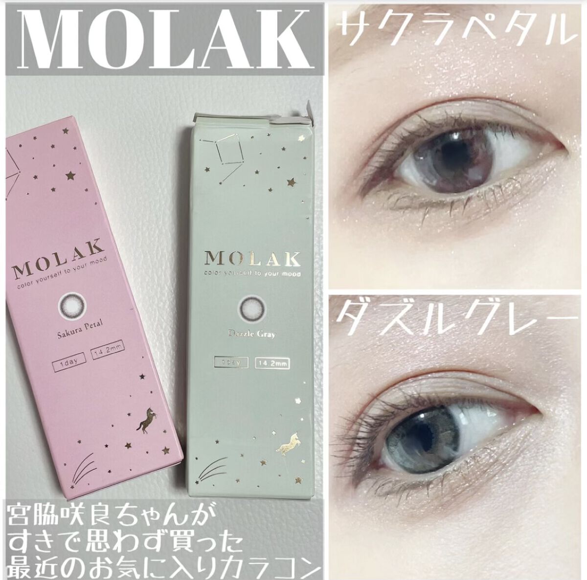 MOLAK 1day/MOLAK/ワンデー（１DAY）カラコンを使ったクチコミ（1枚目）