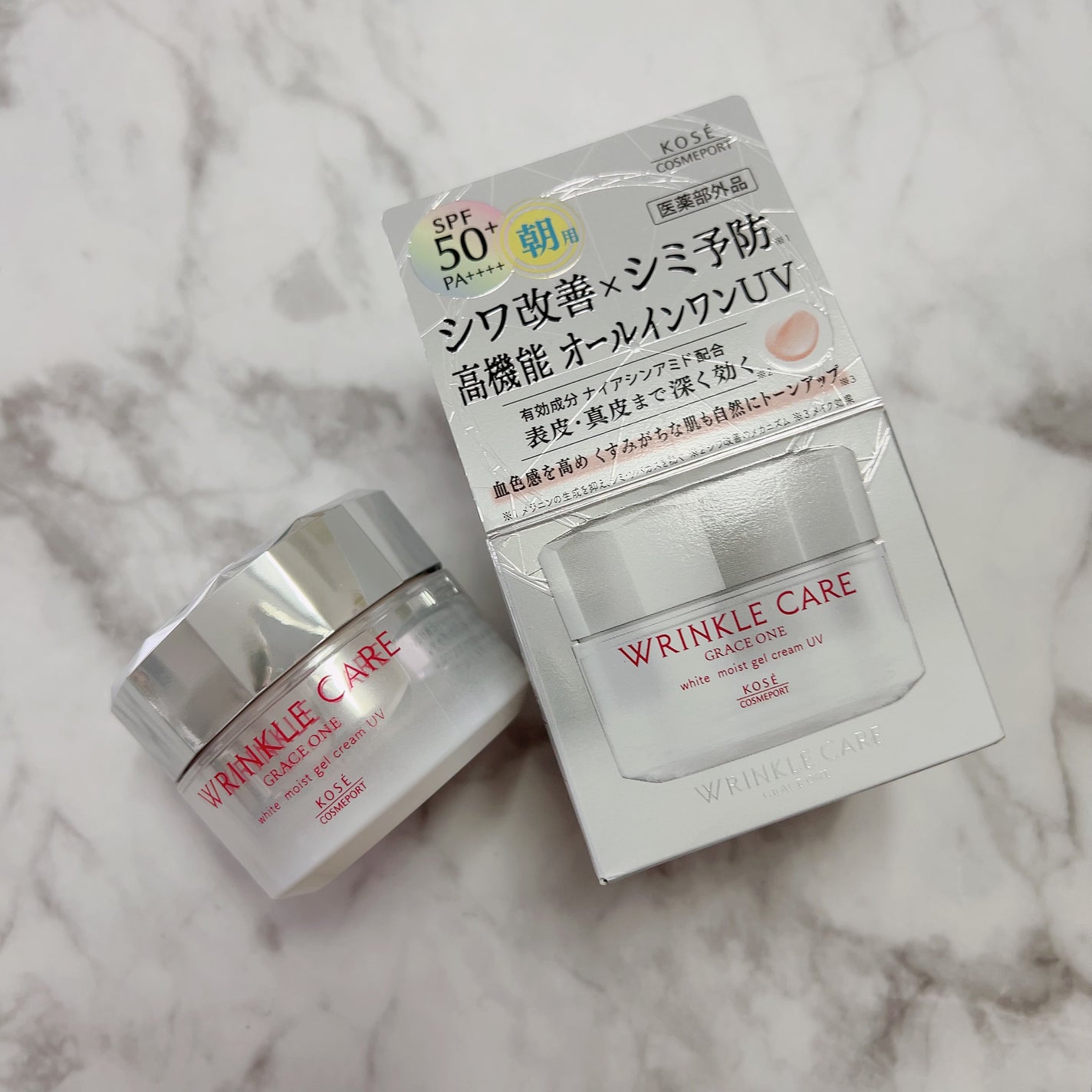 リンクルケア ホワイト モイストジェルクリーム UV/グレイスワン/オールインワン化粧品を使ったクチコミ(1枚目)